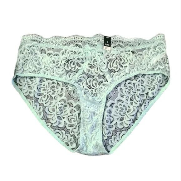 Torrid NWT Simply Lace Cageback Hipster Panty in Harbour Grey 2/2X - Picture 5 of 5